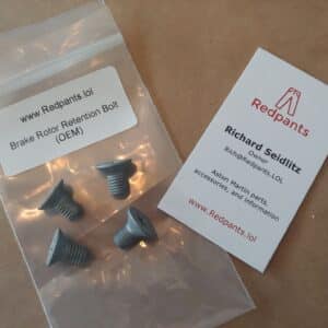 Brake Rotor Retention Bolts